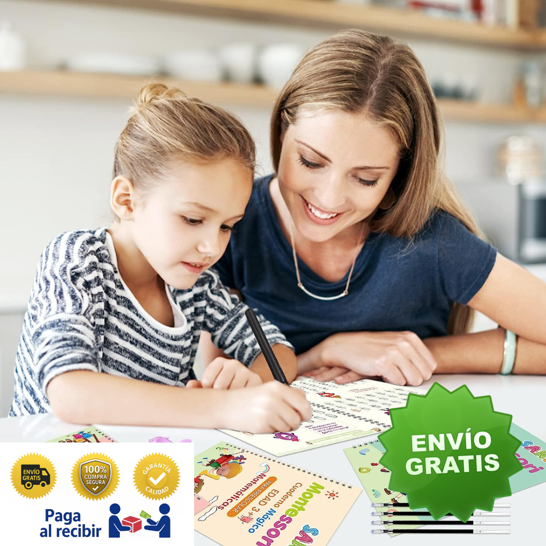 Setx4 Cuadernos Mágicos Infantil Montessori