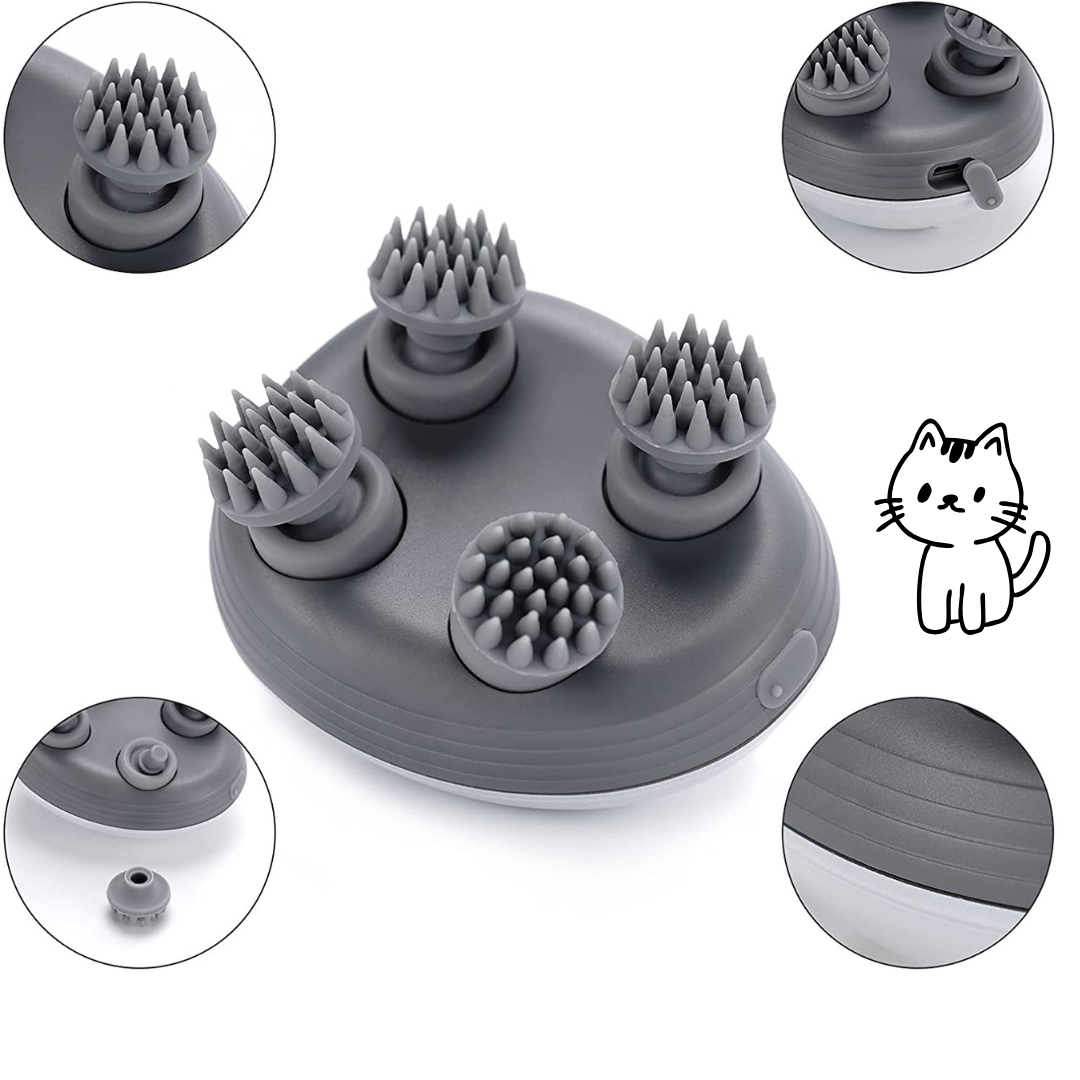 Mini Masajeador Inteligente 360° para gatos