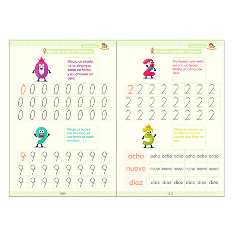 Setx4 Cuadernos Mágicos Infantil Montessori