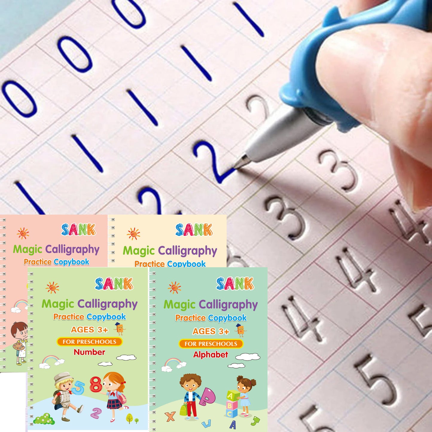 Setx4 Cuadernos Mágicos Infantil Montessori